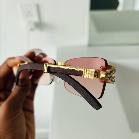 y2k rectangular sunglasses - Picture 3 of 3